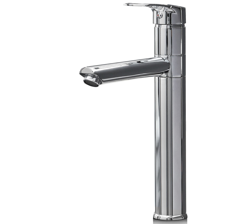 Aysgarth Mono Bloc Single Top Lever, Round Body Tap - Chrome