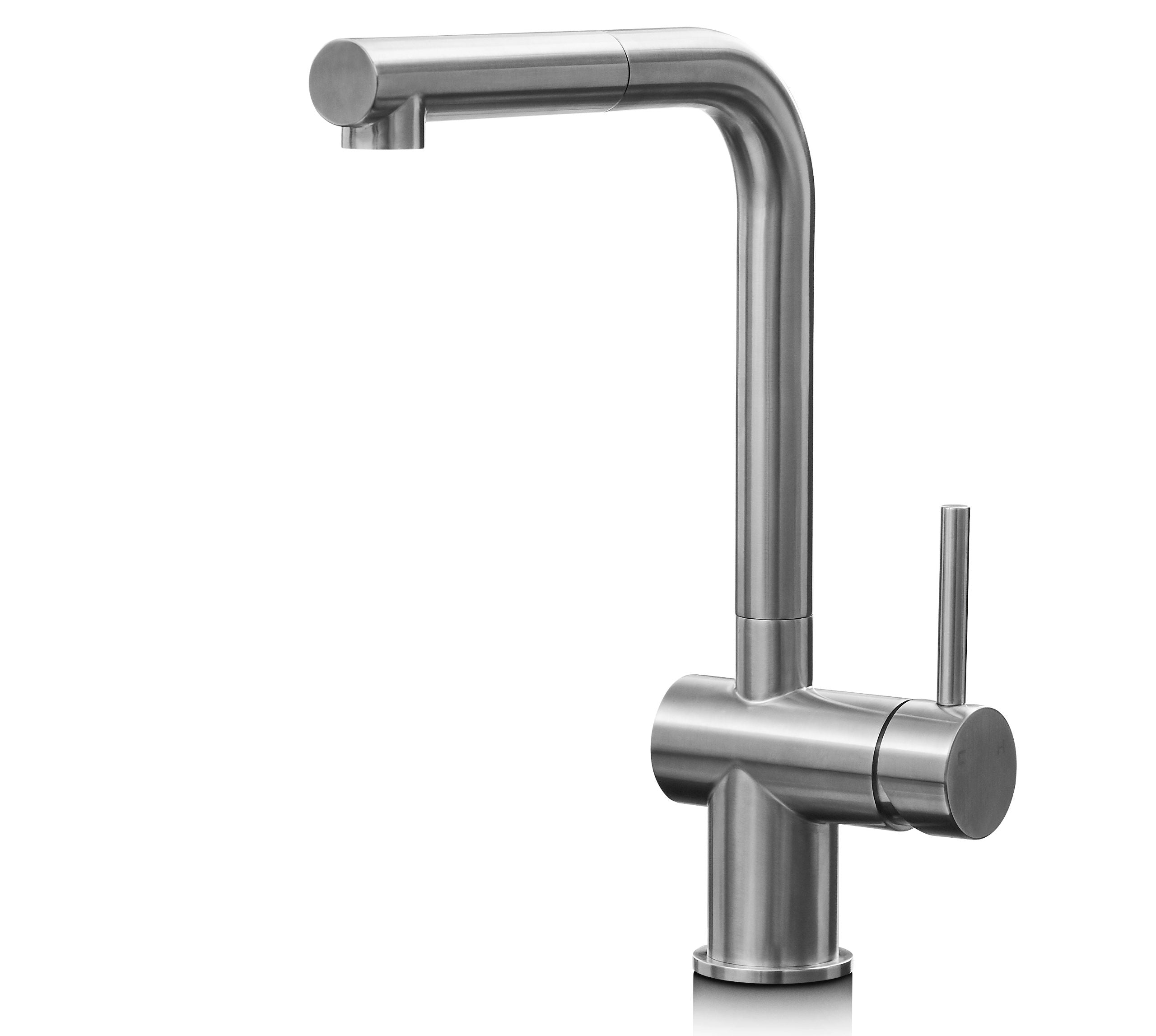 Ingleton L Shaped Single Lever Handle Pull Out - Brushed Nickel
