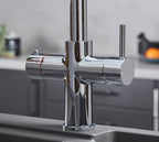 Astra 3-in-1 Pull-Out: Swan Neck - Chrome