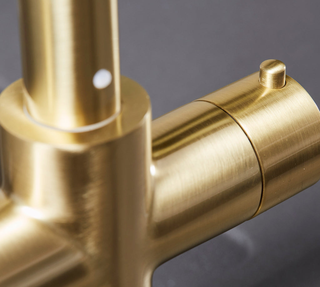 Astra 3-in-1 Pull-Out: Swan Neck - Gold