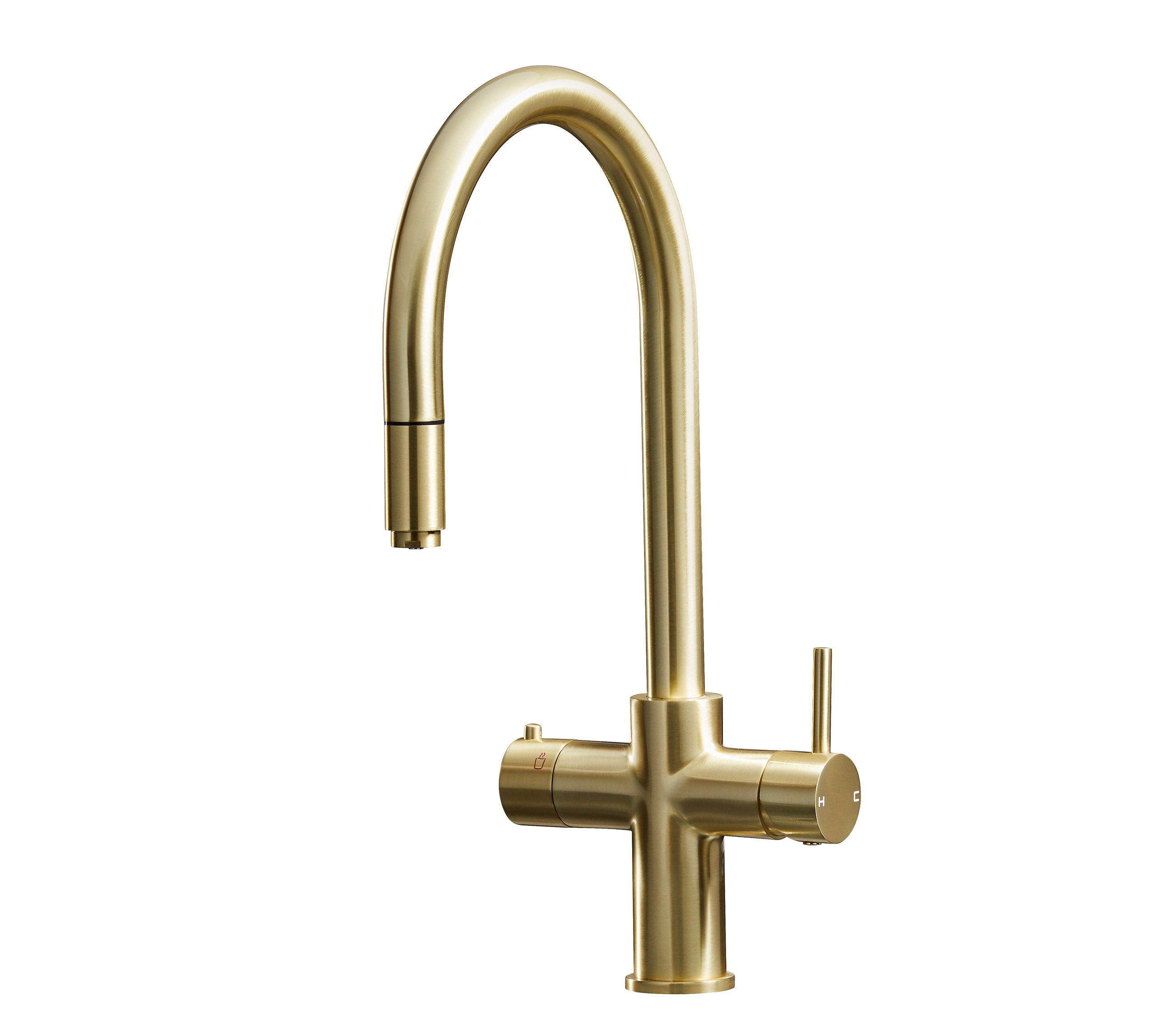 Astra 3-in-1 Pull-Out: Swan Neck - Gold